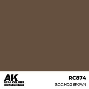 AK RC874 S.C.C. No.2 Brown 17 ml.