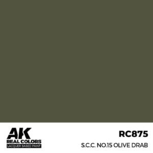 AK RC875 S.C.C. No.15 Olive Drab 17 ml.