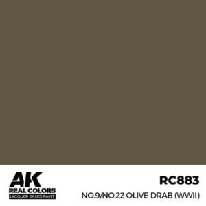 AK RC883 No.9/No.22 Olive Drab (WWII) 17 ml.