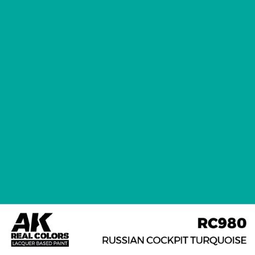AK RC980 Russian Cockpit Torquoise 17ml.