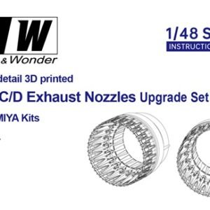 DETAIL & WONDER 480102 F-4B Exhaust Nozzles (early version) for TAMIYA 1/48
