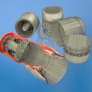 AIRES 2180 MiG-29A/K/M/UB/UM Fulcrum exhaust nozzles 1/32 FOR TRUMPETER