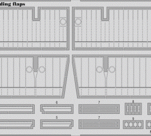 EDAURD 32346 A-4F landing flaps 1/32 