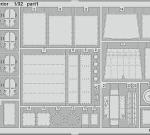 EDUARD 32468 F-100C exterior 1/32