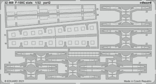 EDUARD 32469 F-100C slats 1/32 – Image 2