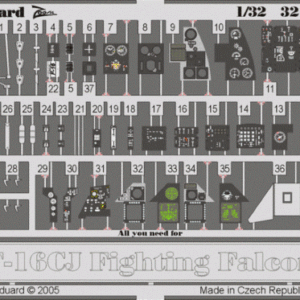 EDUARD 32523 F-16CJ INTERIOR 1/32 (TAMIYA)