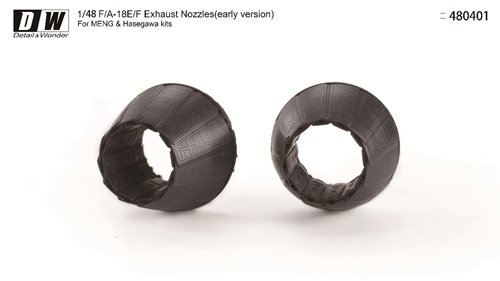 Detail & Wonder 480401 F/A-18E/F Exhaust Nozzles(early version) for HASEGAWA/MENG 1/48 – Image 4