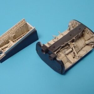 AIRES 4173 F-8 Crusader wheel bays 1/48 FOR HASEGAWA
