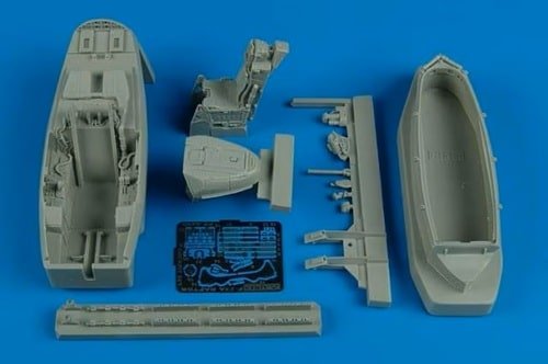 AIRES 4480 F/A-22A Raptor cockpit set 1/48 FOR HASEGAWA