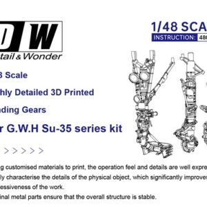 DETAIL & WONDER 480606 Su-35 landing gear for G.W.H Kit