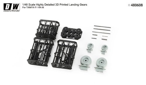 DETAIL & WONDER 480608 train d’atterrissage F-14A 1/48 – Image 2