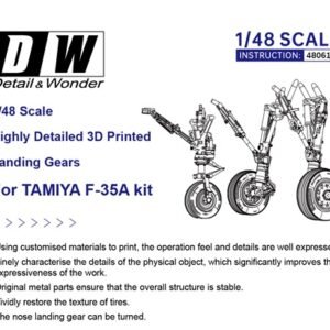 DETAILS & WONDER 480612 train d’atterrissage F-35A 1/48