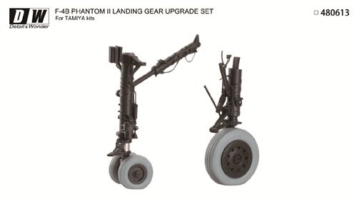 DETAIL & WONDER 480613 train d’atterrissage F-4B 1/48 – Image 3