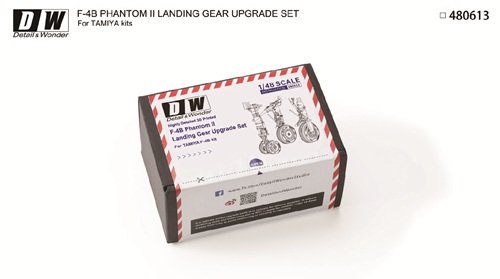 DETAIL & WONDER 480613 train d’atterrissage F-4B 1/48 – Image 7