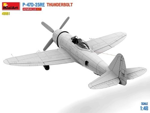 Mini Art 48001 P-47D-25RE THUNDERBOLT ADVANCED KIT 1/48 – Image 3