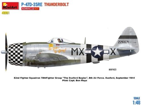 Mini Art 48001 P-47D-25RE THUNDERBOLT ADVANCED KIT 1/48 – Image 12