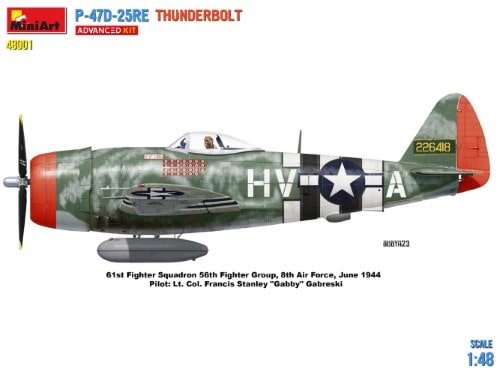 Mini Art 48001 P-47D-25RE THUNDERBOLT ADVANCED KIT 1/48 – Image 14