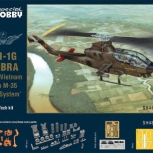SPECIAL HOBBY 48230 MAQUETTE AH-1G COBRA OVER VIETNAM WITH M-35 GUN SYSTEM HI-TECH