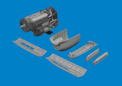 EDUARD 6481130 P-40N engine PRINT 1/48 – Image 3