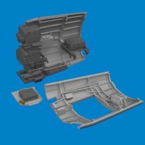  EDUARD 6481133 P-40N radio compartment PRINT 1/48