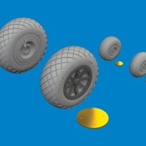 EDUARD 6481134 P-40N wheels diamond tread 1/48