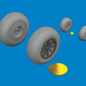 EDUARD 6481135 P-40N wheels cross tread 1/48