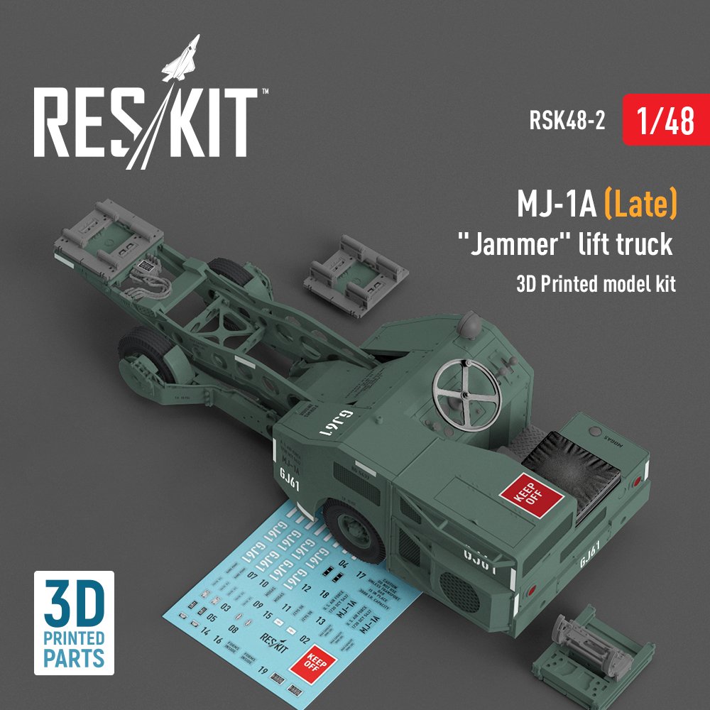 RESKIT RSK48-0002 MJ-1A (Late) Jammer lift truck (1/48)