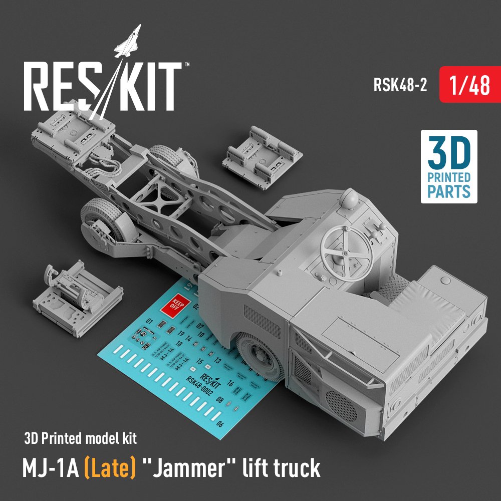 RESKIT RSK48-0002 MJ-1A (Late) Jammer lift truck (1/48) – Image 2