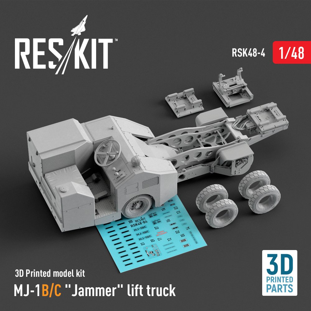 RESKIT RSK48-0004 MJ-1B/C Jammer lift truck (1/48) – Image 2