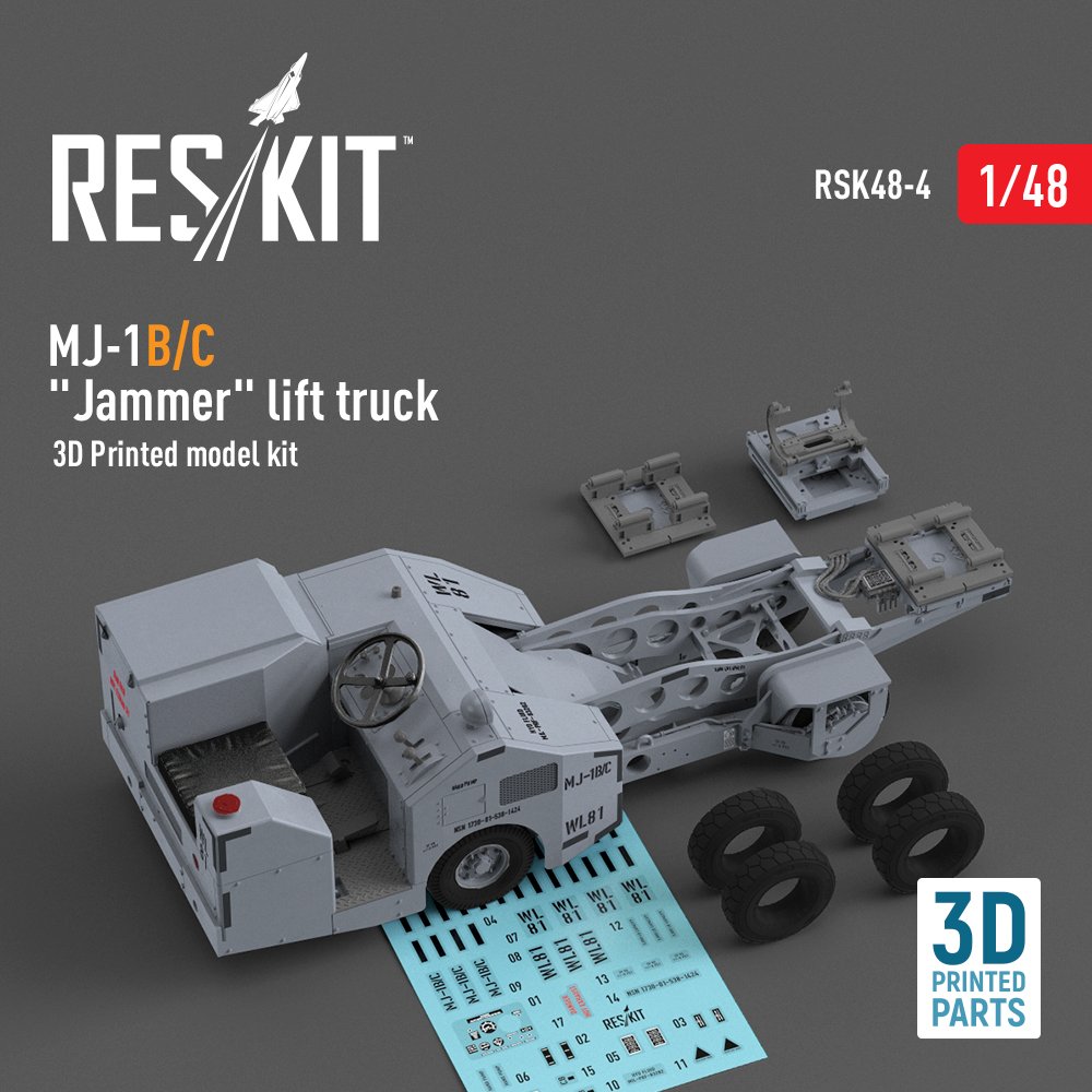 RESKIT RSK48-0004 MJ-1B/C Jammer lift truck (1/48)