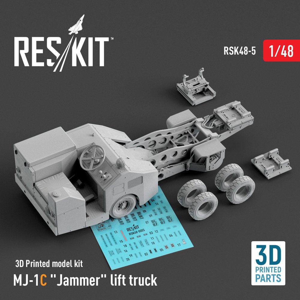 RESKIT RSK48-0005 MJ-1C Jammer lift truck (1/48) – Image 2