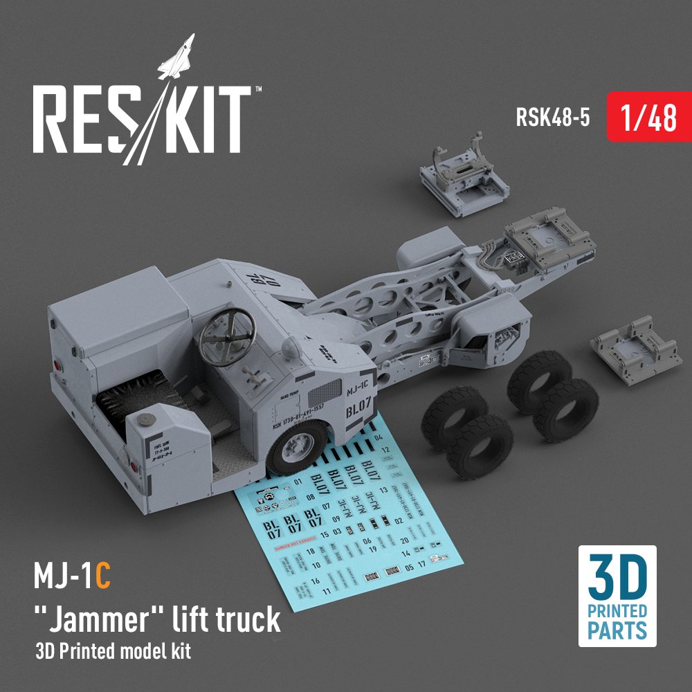 RESKIT RSK48-0005 MJ-1C Jammer lift truck (1/48)