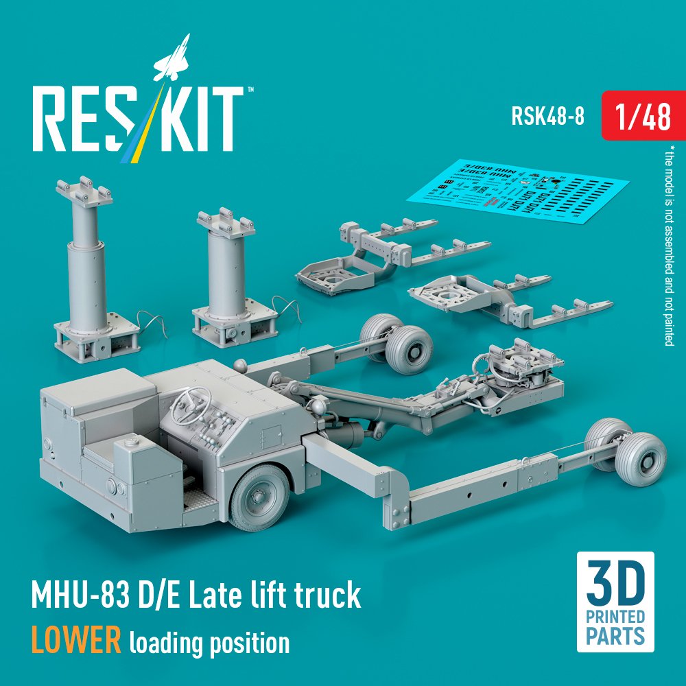 RESKIT RSK48-0008 MHU-83 D/E lift truck LOWER loading position (1/48) – Image 2