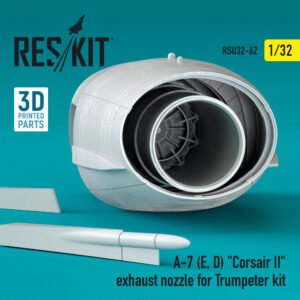 RESKIT RSU32-0062 A-7 (E, D) Corsair II exhaust nozzle for Trumpeter kit (1/32)