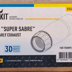 RESKIT RSU32-0071 F-100 Super Sabre open early exhaust nozzle for Trumpeter kit (1/32)