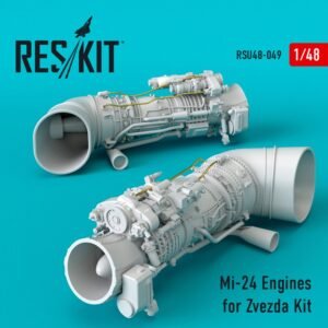 RESKIT RSU48-0049 Mi-24 Engines for Zvezda Kit (1/48)