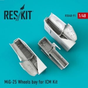 RESKIT RSU48-0091 MiG-25 Wheels bay for ICM Kit (1/48)