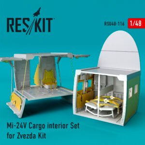 RESKIT RSU48-0116 Mi-24V Cargo interior Set for Zvezda Kit (1/48)
