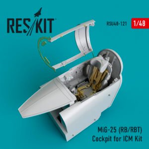 RESKIT RSU48-0121 MiG-25 (RB/RBT) Cockpit for ICM Kit (1/48)