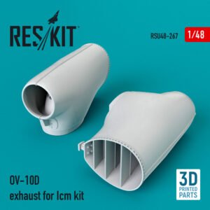 RESKIT RSU48-0267 OV-10D exhaust for Icm kit (3D Printed) (1/48)