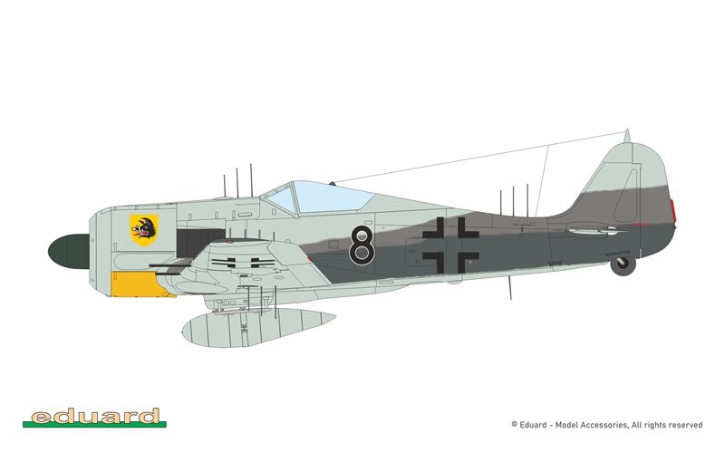 EDUARD 82137 MAQUETTE AVION Fw 190A-6 1/48 – Image 18