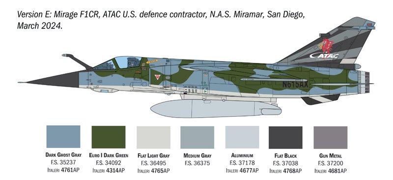 ITALERI 2839 Mirage F1 C/CR 1/48 – Image 8
