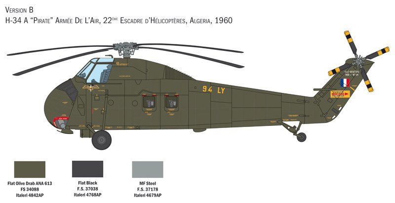 ITALERI 2776 H-34A Pirate /UH-34D U.S. Marines 1/48 – Image 4