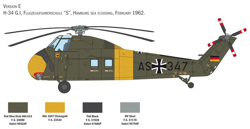ITALERI 2776 H-34A Pirate /UH-34D U.S. Marines 1/48 – Image 7