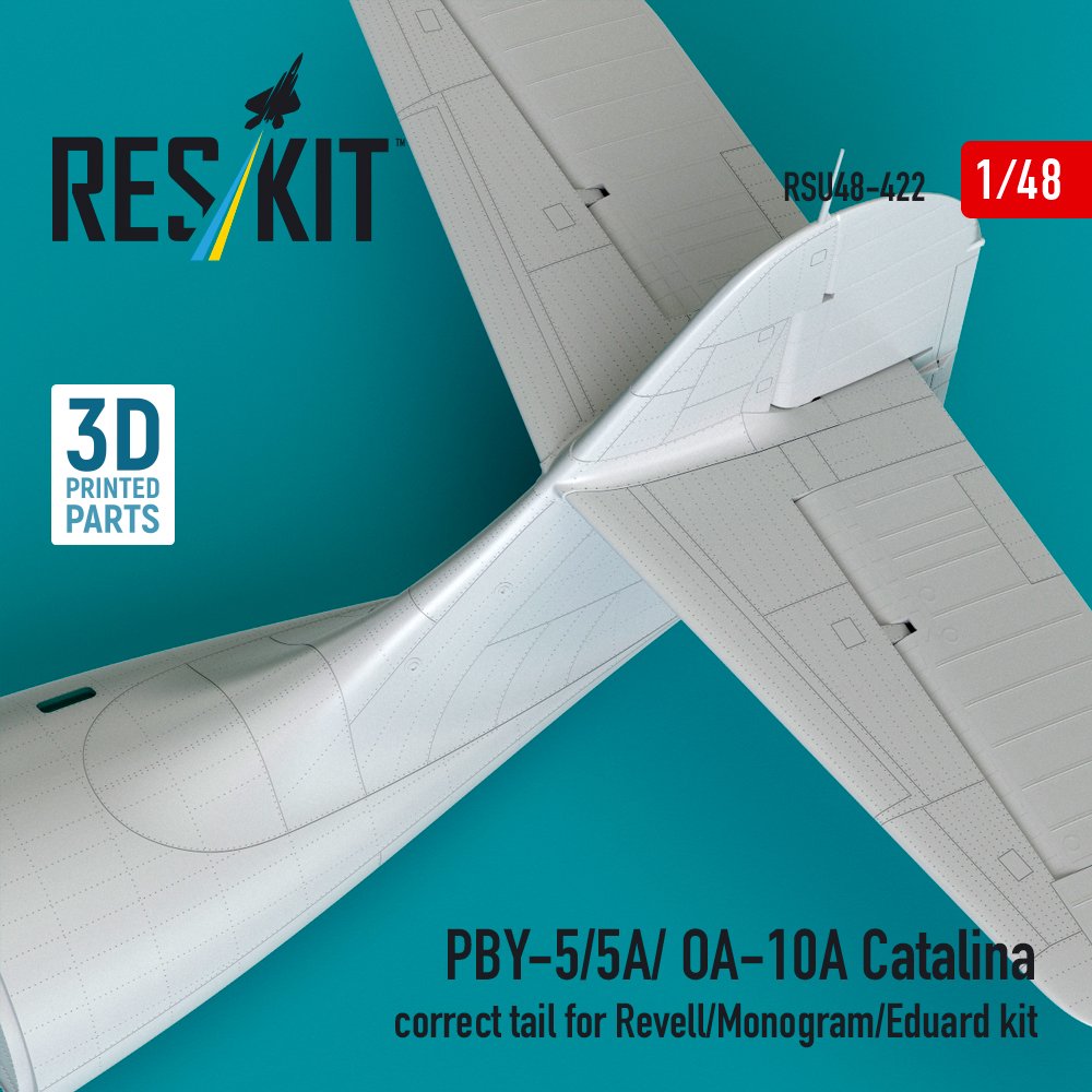 RESKIT RSU48-0422 Empennage correct du PBY-5/5A/OA-10A Catalina 1/48 – Image 3