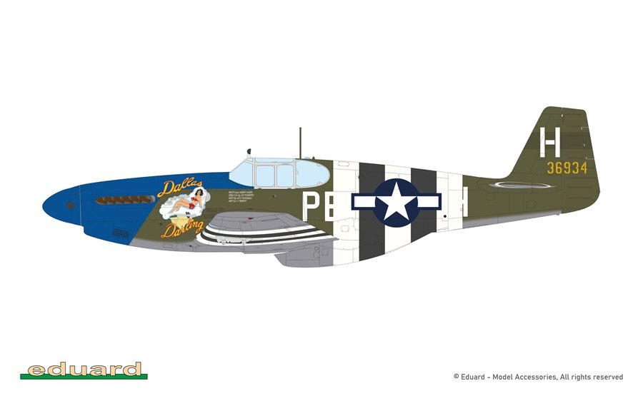 EDUARD Maquette Avion 932011 P-51B MUSTANG 1/32 – Image 5