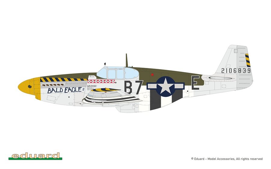 EDUARD Maquette Avion 932011 P-51B MUSTANG 1/32 – Image 6