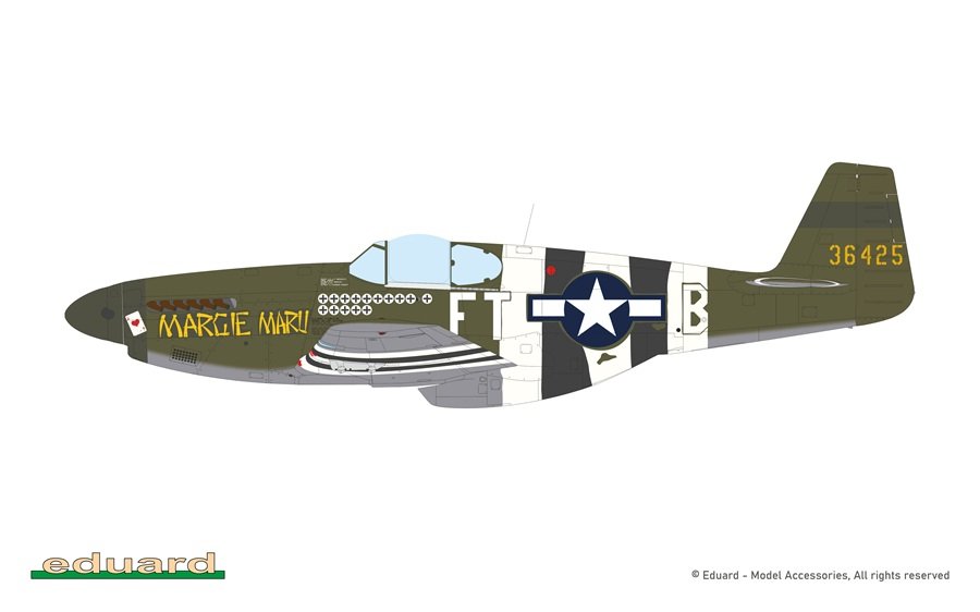 EDUARD Maquette Avion 932011 P-51B MUSTANG 1/32 – Image 8