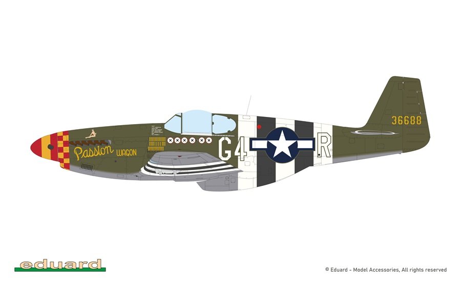 EDUARD Maquette Avion 932011 P-51B MUSTANG 1/32 – Image 9