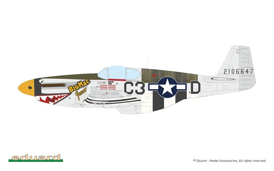 EDUARD Maquette Avion 932011 P-51B MUSTANG 1/32 – Image 10